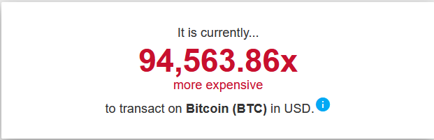 cryptorebel_SV's tweet photo. Want to send a single BTC-segwit transaction? That'll be $13 on average. If you have multiple UTXOs this fee multiplies.
While on #Bitcoin #BSV you could send about 94,563 transactions for the same price. Yet BSV is delisted, while broken systems moon.
#CryptoDelusion https://t.co/lVAKpGbFUI