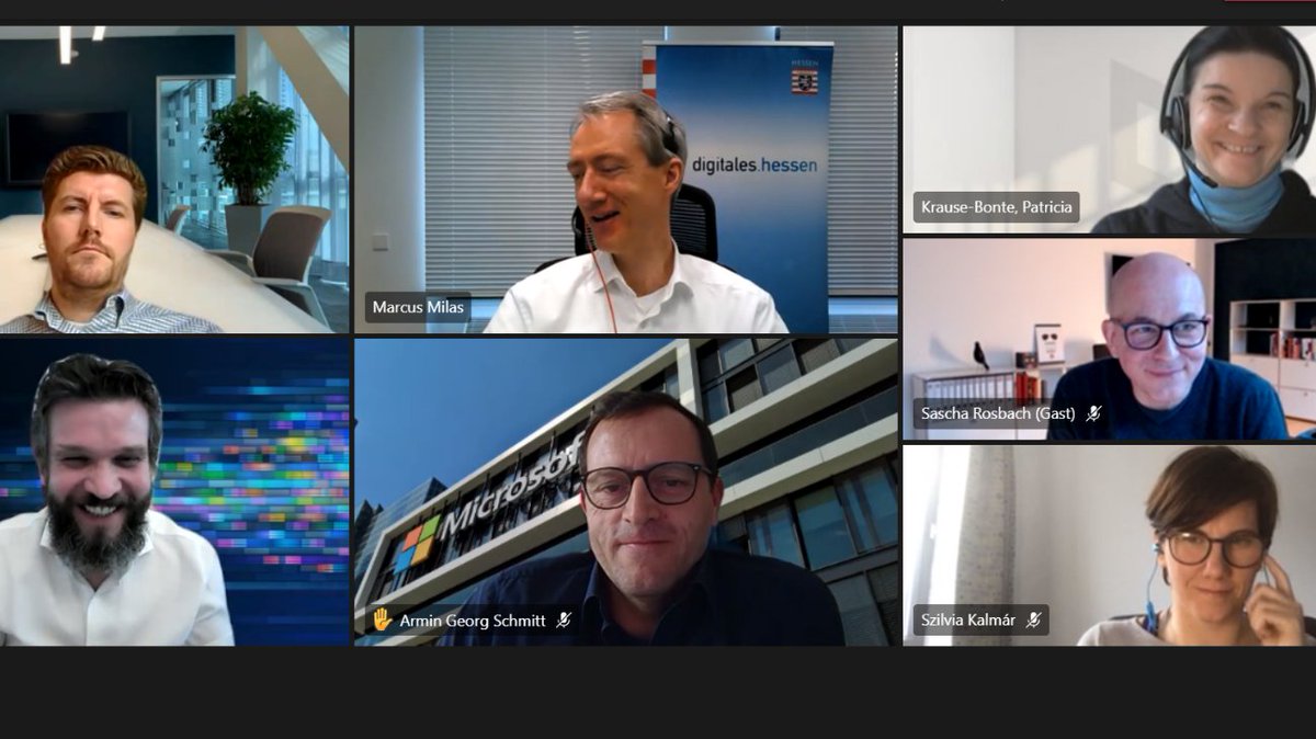 ThomasBoueEU's tweet photo. .@BSAnews’ latest #ITRoundtable featured guest speaker Marcus Milas, Head of Dept for Public Administration Digitalization in the State of #Hesse. Thank you for the discussion on #DigitalTransformation in the public sector and the implementation of #Germany’s Online Access Act 🇩🇪 https://t.co/8b6nUMZrJn