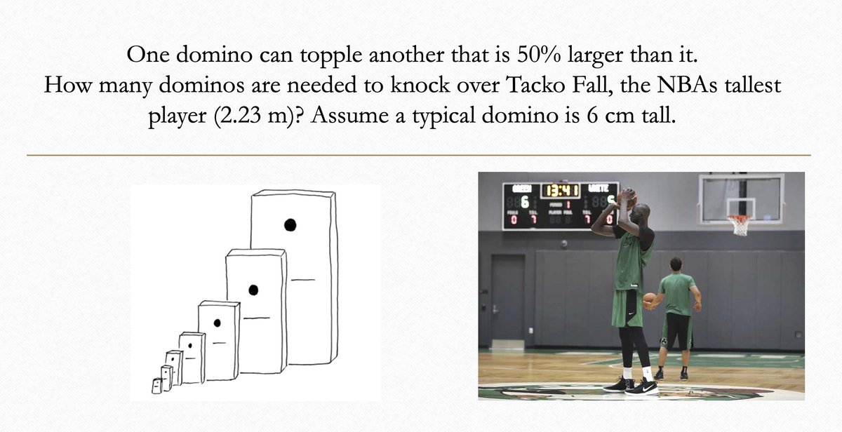 Jeff Harvey (@thinkharvey) on Twitter photo Is this an engaging math problem? Also, I would never want to hurt Tacko. Is this an engaging math problem? Also, I would never want to hurt Tacko.