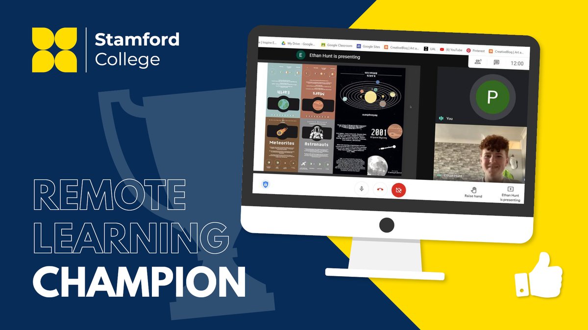 stamfordcolluk's tweet photo. Celebrating our Remote Learning Champions! Our amazing Graphic Design student, Ethan was nominated by his tutor for the fantastic Space Odessey zine he produced as part of a recent project. https://t.co/TTTNYa83qv