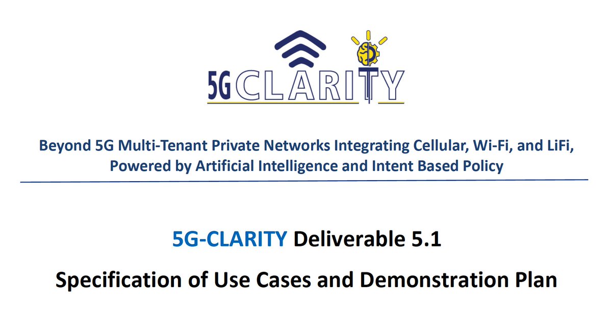 5G-CLARITY tweet media