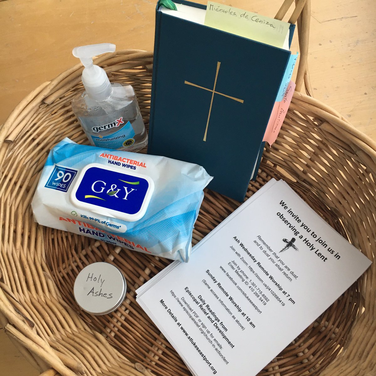 We are ready to welcome you for Drive-Through Ashes until 4 pm today. Online worship is at 7 pm. See stlukeseastport.org for details. #AshWednesday #AshWednesday2021 #ashestogo #lent