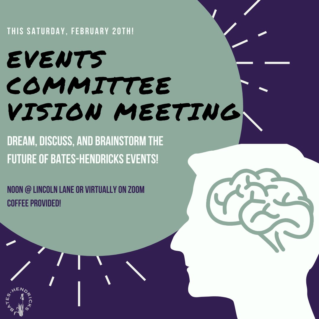 BatesHendricks's tweet image. Calling all neighborhood visionaries... The BH Events Committee wants your help with planning the future of neighborhood events!

Join new Events chair, Michelle, this Saturday for coffee, community, and collaboration at Lincoln Lane. Details can be found on our FB event.