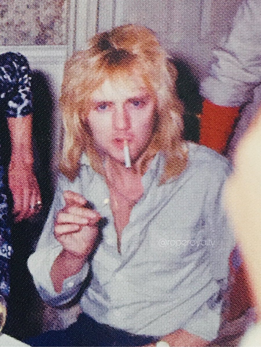 rogeroyalty's tweet photo. Roger at Searchy's Penthouse Club party in London, October 1976.

do not remove the watermark❗️
#myscan https://t.co/fHG3X8nDXY