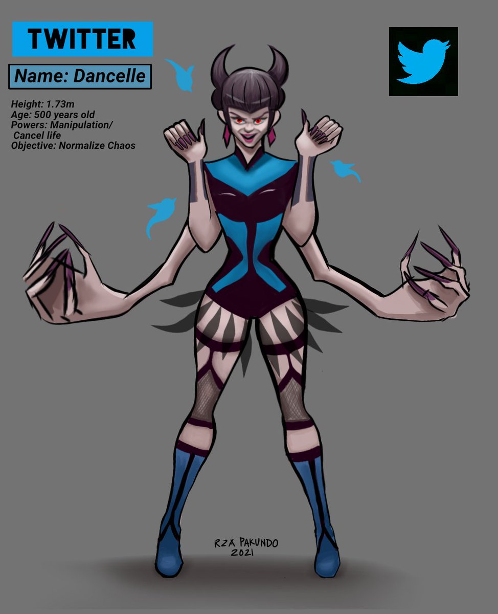 pakundoart's tweet image. Random Sketch:
Twitter Reimagined as a toxic villain in a video game

#ArtistOnTwitter #artph