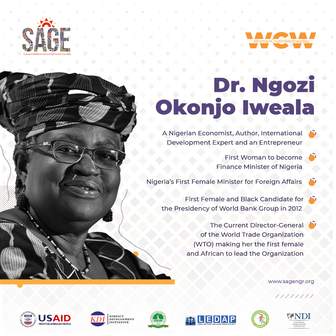 The appointment of <a href="/NOIweala/">Ngozi Okonjo-Iweala</a> as the new DG of @WTO is a statement towards gender equality. Her emergence as the first African female stirred the World and it is another history.