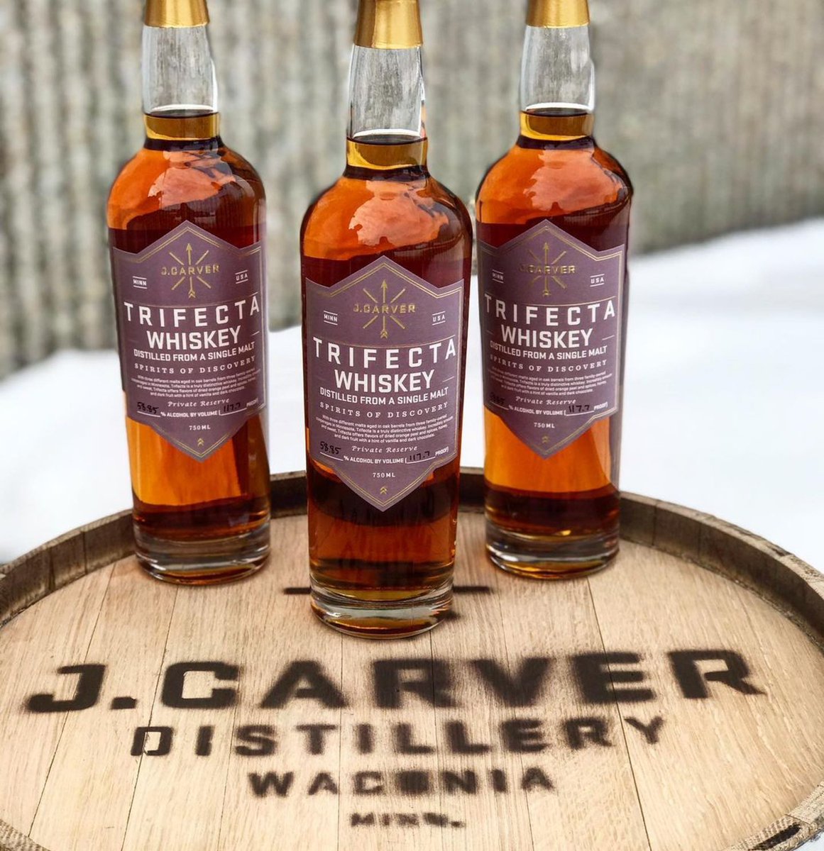 South Lyndale Liquors & Market (@southlyndale) on Twitter photo Lots of buzz about this new addition to the MN market.
#Repost <a href="/JCarverSpirits/">J. Carver Distillery</a>
・・・
J. Carver Distillery Completes Its Product Line With The Introduction Of Trifecta Whiskey – Cask Strength Single Malt .
👉🏽 Get yours at SLL
#singlemalt #onlyinmn #minnesota #mpls Lots of buzz about this new addition to the MN market.
#Repost <a href="/JCarverSpirits/">J. Carver Distillery</a>
・・・
J. Carver Distillery Completes Its Product Line With The Introduction Of Trifecta Whiskey – Cask Strength Single Malt .
👉🏽 Get yours at SLL
#singlemalt #onlyinmn #minnesota #mpls