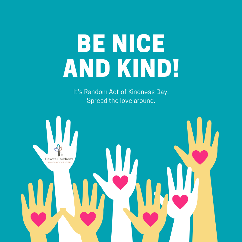 Today is Random Acts of Kindness Day! Tell us how you're showing kindness today. #kindness #randomactsofkindnessday