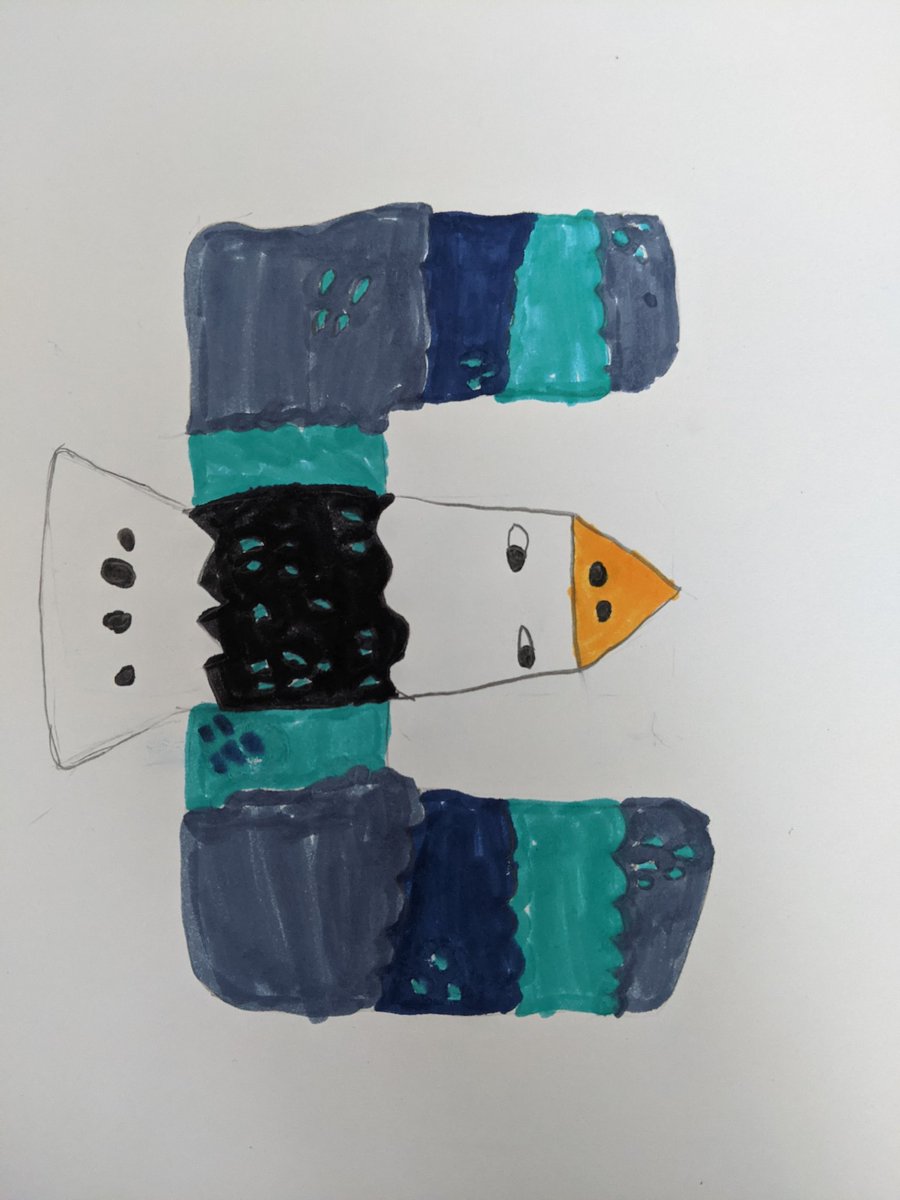 PinkFairy18's tweet photo. @LoughlinUpdates Ethan found a perfect example online of a painted wooden letter and used this for his drawing below 👍 https://t.co/fGUKgerVTK