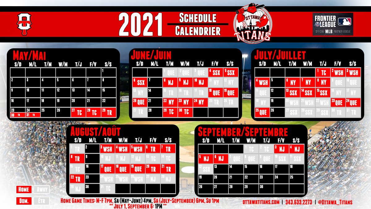 ottawa_titans's tweet photo. Titans Announce 2021 Schedule

Dévoilement du calendrier 2021

🗞️ https://t.co/oAxJMEIjCp

🔴⚪️⚫️ https://t.co/O2aprAd1kO