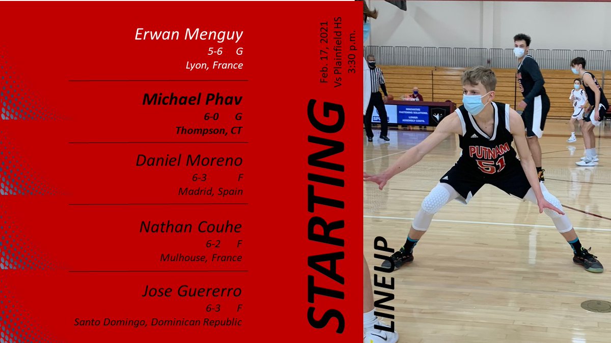 AthleticsPsa's tweet photo. And of course, your starting five for @PSAhoops Varsity this afternoon @ErwanMenguy @MichaelPhav @GoRomano https://t.co/vEBvFmjxj1