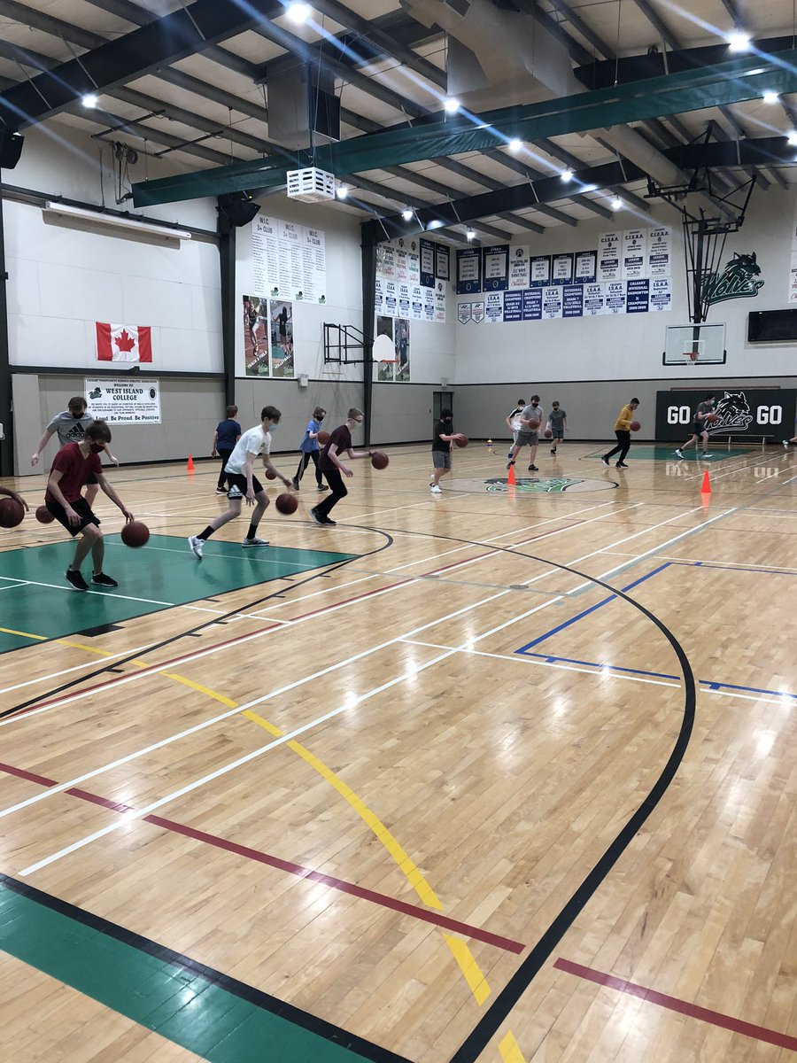 Lots of appreciative smiles this morning as we got our basketball skill training sessions started. <a href="/WICYYC/">West Island College</a>