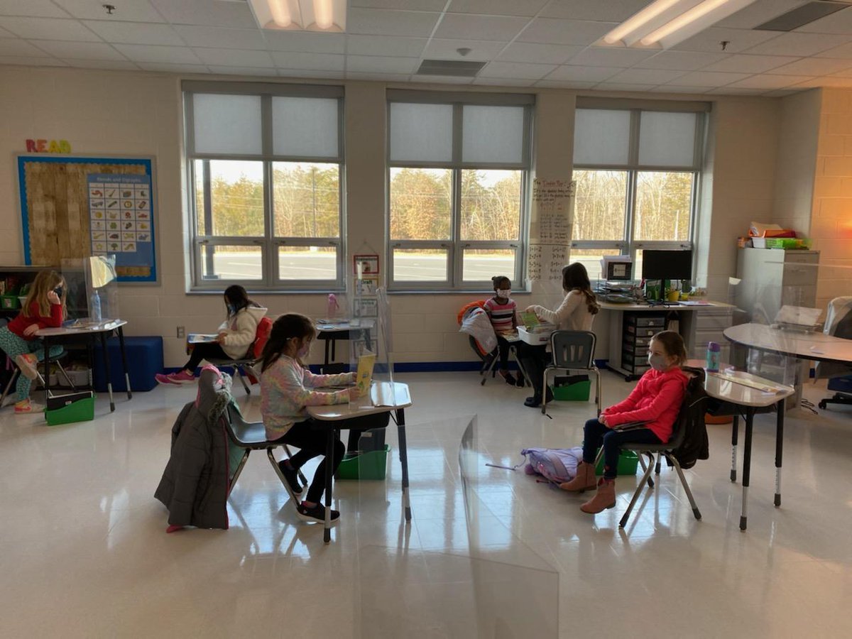 My heart was so happy to see these 1st graders partner reading! Looks a little different, but it is working!! 🧡💙 #piranhapride #WESwimTogether #readersworkshop <a href="/LucyCalkins/">Lucy Calkins</a> @WaxpoolES