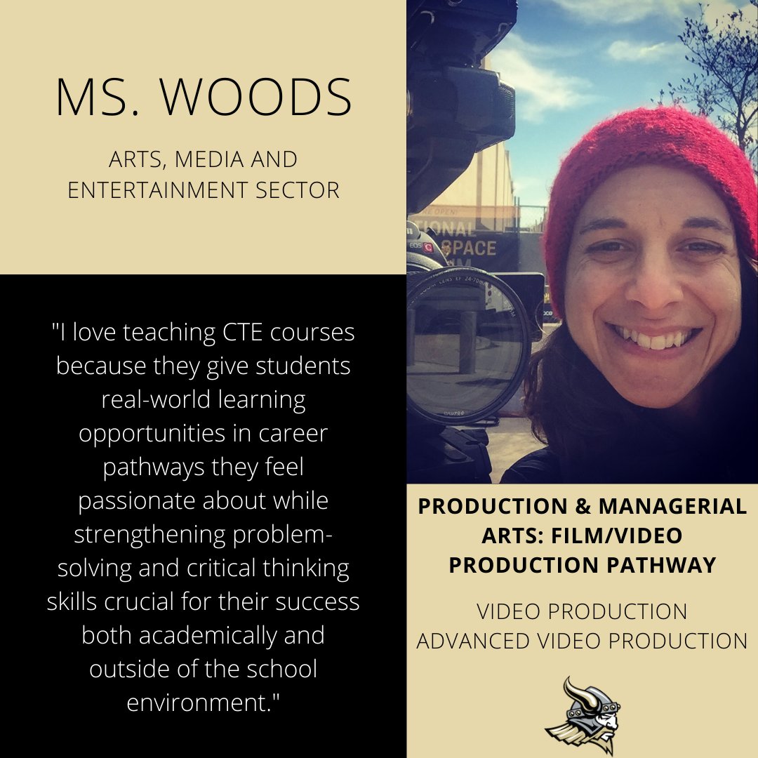 Northview Vikings (@nhsvikings) on Twitter photo Ms. Woods-CTE Pathway: Arts, Media, and Entertainment Ms. Woods-CTE Pathway: Arts, Media, and Entertainment