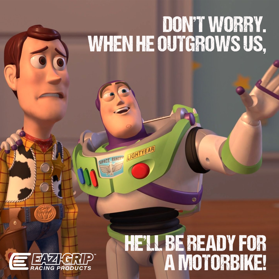 EaziGrip's tweet photo. Waiting for the kids to get into motorbikes! https://t.co/Rv84Fxe5jW