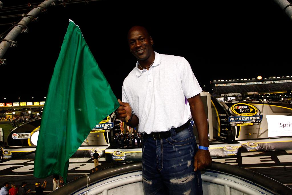 NASCAR's tweet image. Happy Birthday to @23XIRacing co-owner and global sports icon, Michael Jordan!