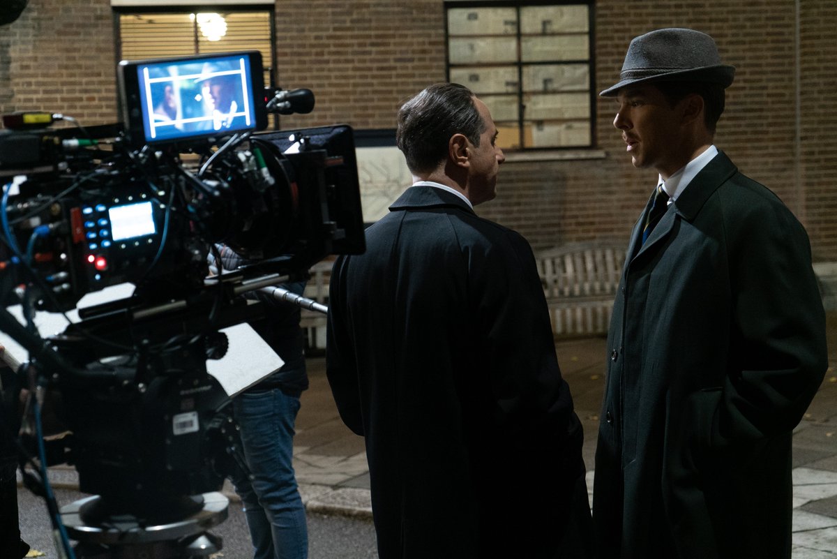 CourierMovie's tweet photo. From inside our vault of classified documents comes #SetFileFriday - a behind-the-scenes look at the making of #TheCourierMovie. In theaters March 19. https://t.co/KZg3Bj08sb