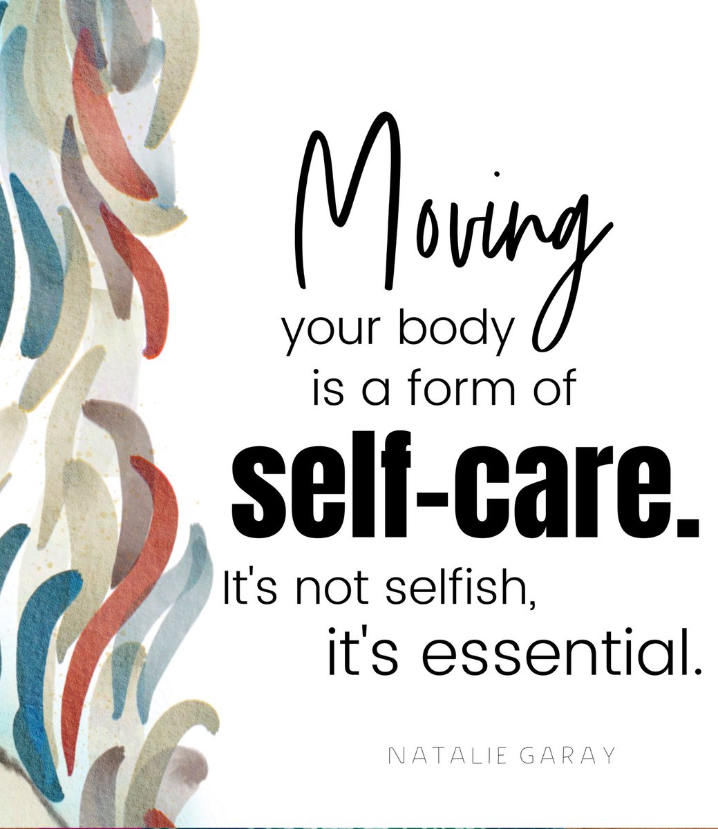 davidawchapman's tweet image. When are you fitting this important habit into your daily routine? #MoveYourBody. #ItsEssential #SelfCareIsntSelfish