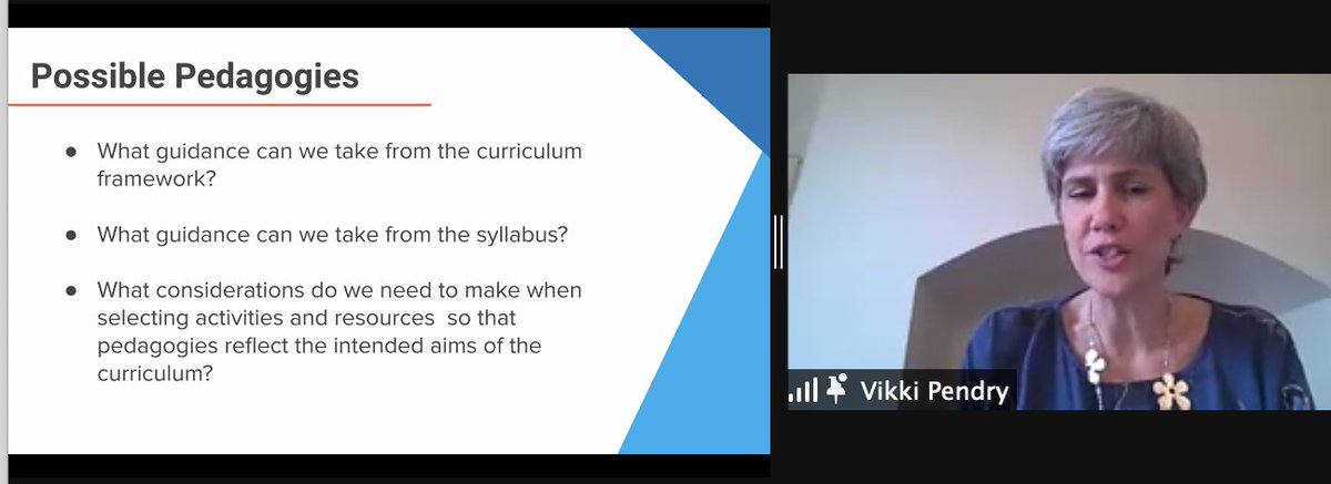 LearnEQ's tweet photo. STEP 5️⃣ of curriculum alignment: pedagogical uses for learning resources, as presented by @VictoriaPendry1.

She poses these 3 questions to inform this process, related to guidance from curriculum framework and syllabi. 

#design2align https://t.co/v7Ra1Mf51y