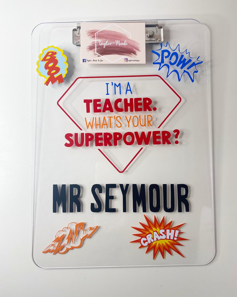 MissFender1's tweet image. Since it’s RAOK day, who fancies winning a teacher clipboard in a design of your choice? (There are more design options on my Instagram @taylormadetoyou) Just RT this post &amp;amp; make sure you’re following me. I’ll draw in a few days once my clipboard delivery arrives 💖