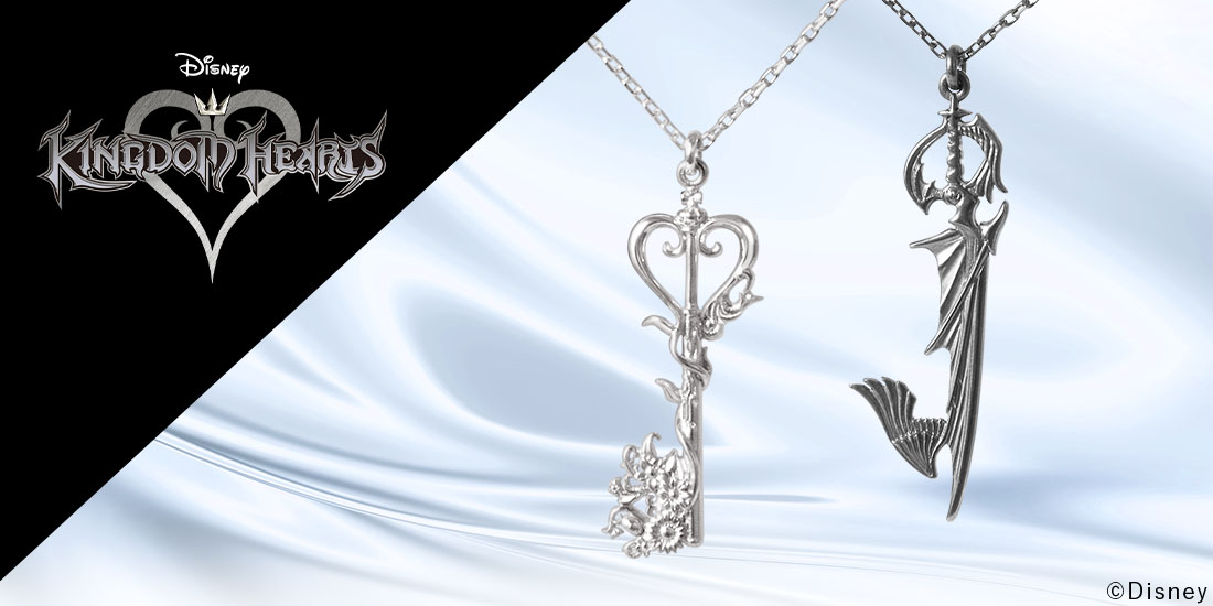 their collection of Kingdom Hearts jewelry with new necklaces featuring the...