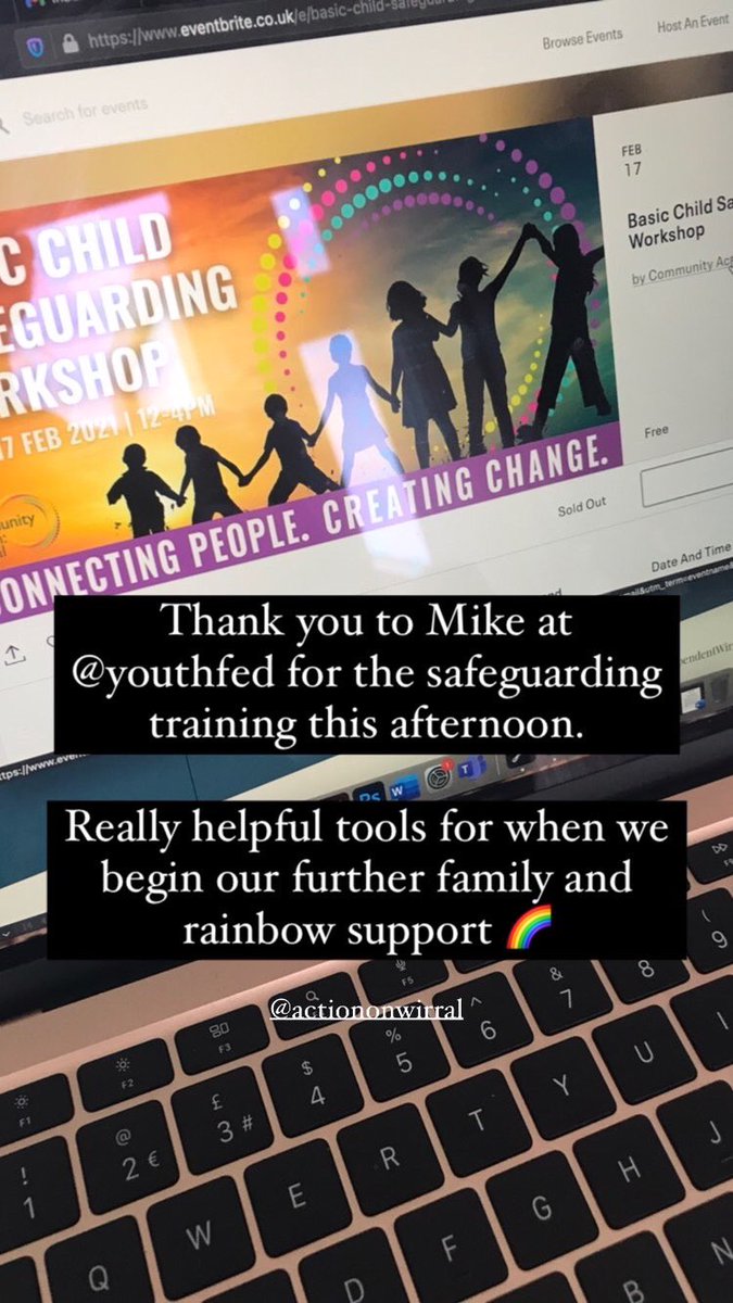 ElsiesMoon's tweet image. Thank you to Mike at @YouthFederation for this afternoons safeguarding training... really valuable for the launch of our further family and rainbow support 🌈 @ActionOnWirral #safeguarding #charity #wirral