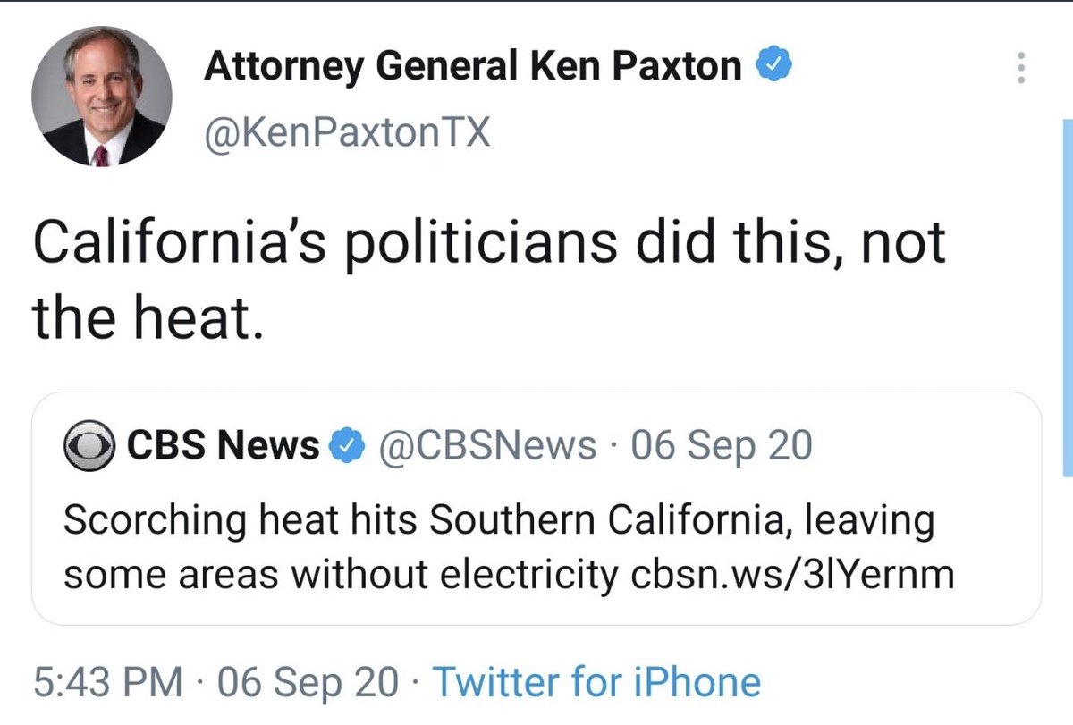 Hey <a href="/KenPaxtonTX/">Attorney General Ken Paxton</a> indicted criminal, Texas Republican politicians did this, not the snow. #Dallas #poweroutages #ERCOT