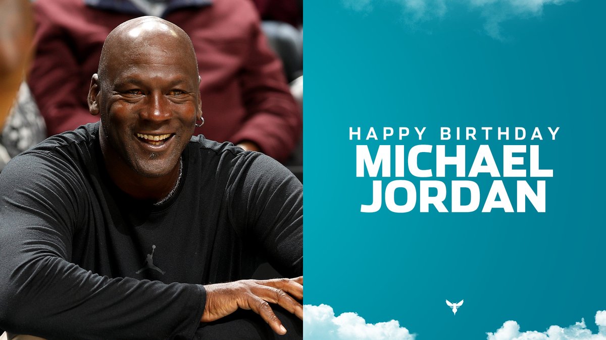 Help us wish a BIG happy birthday to Hornets Chairman Michael Jordan! 🎉🥳🐝