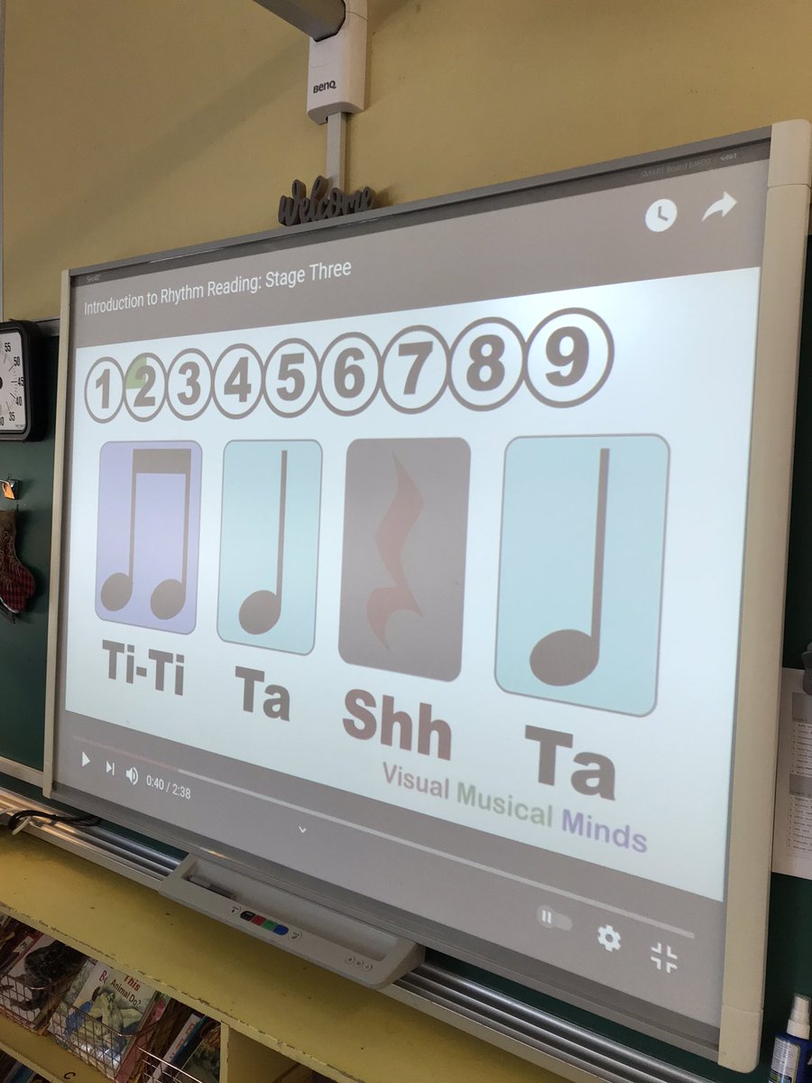 RimaHamilton's tweet photo. After weeks of practicing rhythms, students were able to compose their own. Hooray for our first collaborative music composition, “Collins Bay Special” @CollBayLDSB https://t.co/DriwPXHCx7