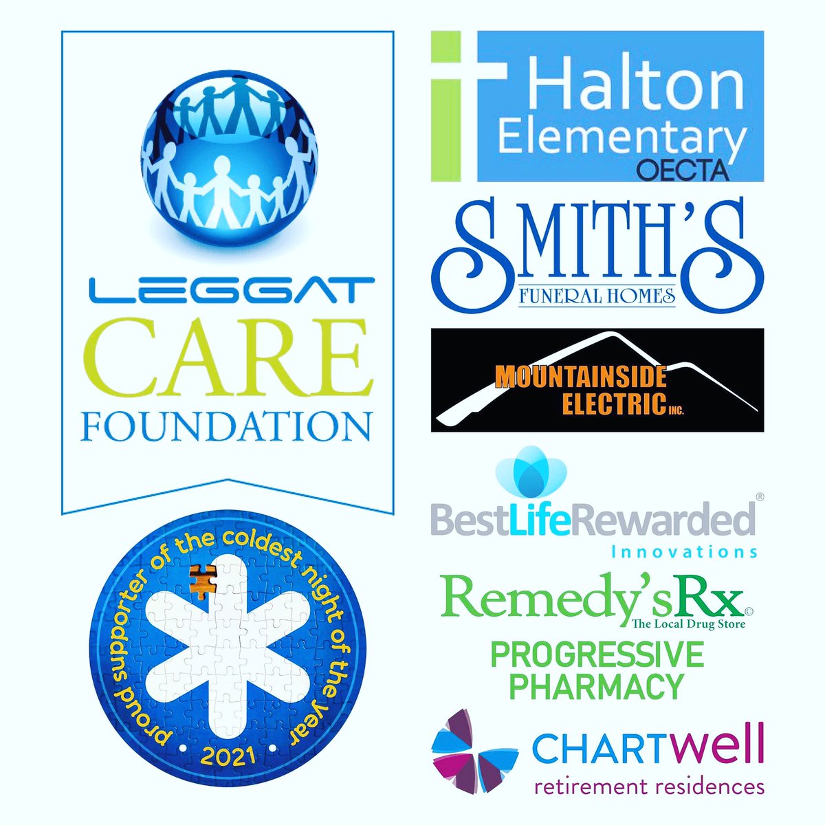 Thank you Coldest Night of the Year Sponsors!!  Lead Sponsors <a href="/LeggatAutoGroup/">Leggat Auto Group</a> Event Sponsors <a href="/oectaheu/">Catholic Teachers</a> <a href="/SmithsFuneral/">Smith's Funeral Home</a> <a href="/BLRewarded/">BestLifeRewarded</a> Mountainside Electric, Remedy Rx Progressive Pharmacy &amp; Chartwell Retirement Living. To donate cnoy.org search Open Doors Burlington