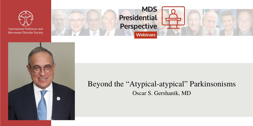 movedisorder's tweet photo. In case you missed it: MDS Presidential Perspective Webinar, Beyond the “Atypical-atypical” Parkinsonisms, presented by Oscar Gershanik. @GershanikOscar #MDSNeuroCompass #RareDiseaseMonth

https://t.co/CxR9pI4x2W https://t.co/QXfEBvRqI8