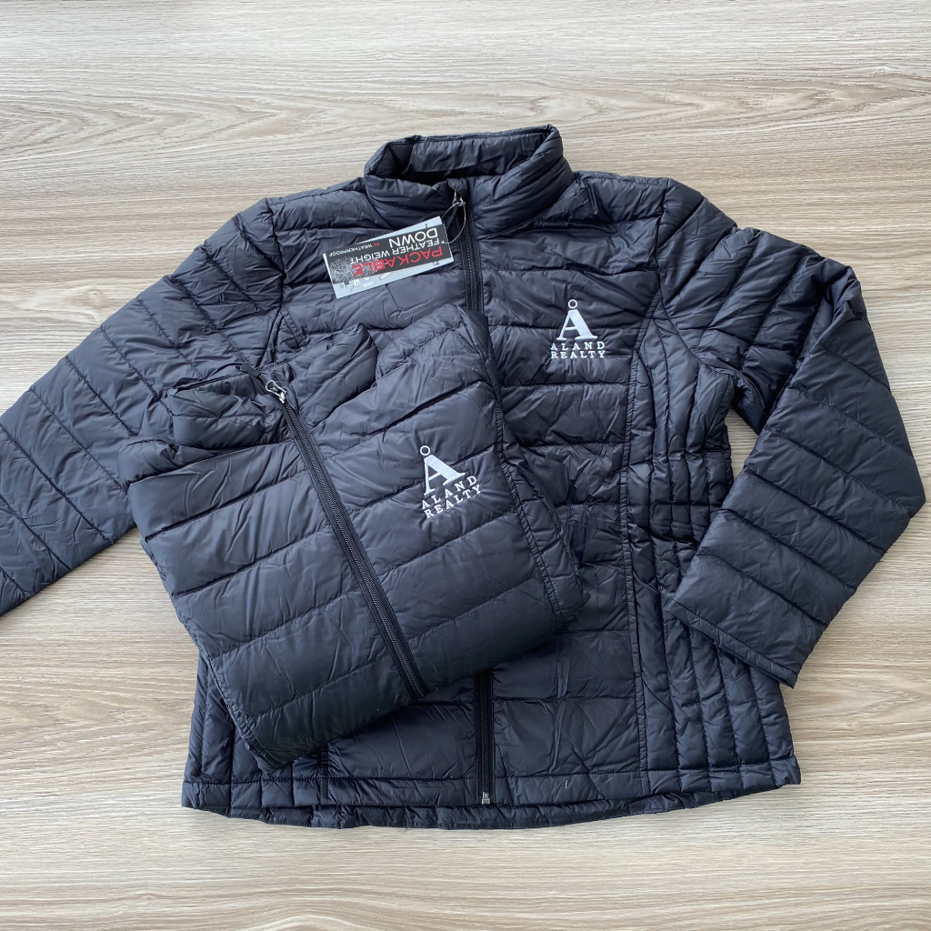 We can get down with these custom embroidered down jackets ❄️