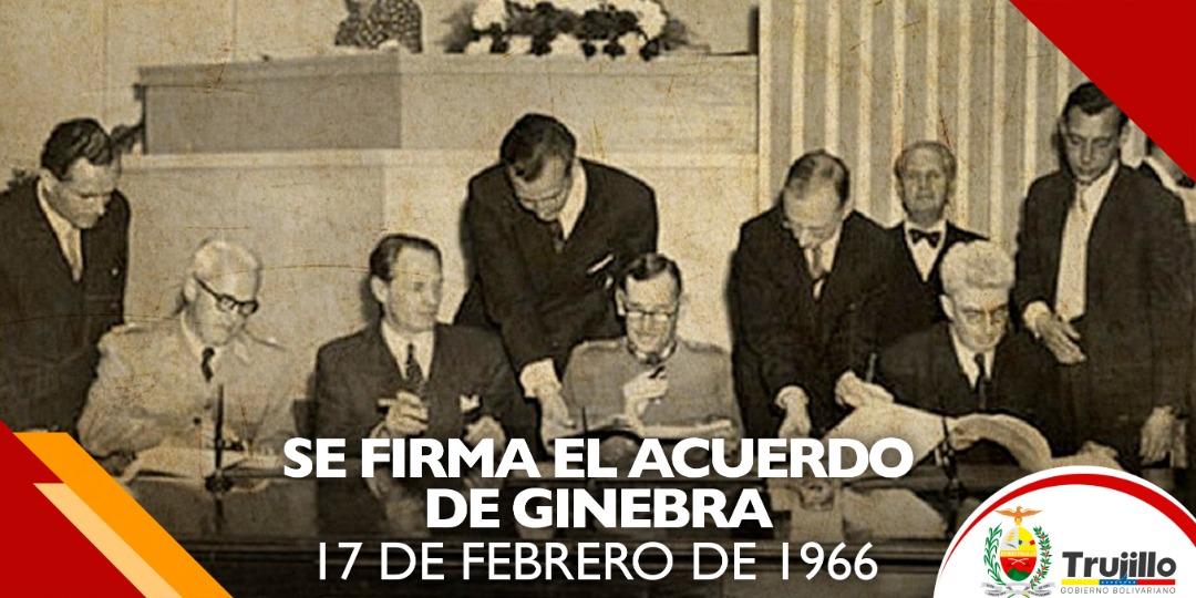 Hace 55 años se firmó el Acuerdo de Ginebra. Nuestra Patria sigue apegada a la defensa de la soberanía y la reivindicación de los derechos sobre la Guayana Esequiba. Somos un pueblo de paz dispuesto al diálogo, que cumple las normativas. 
¡El sol de Venezuela nace en el Esequibo!