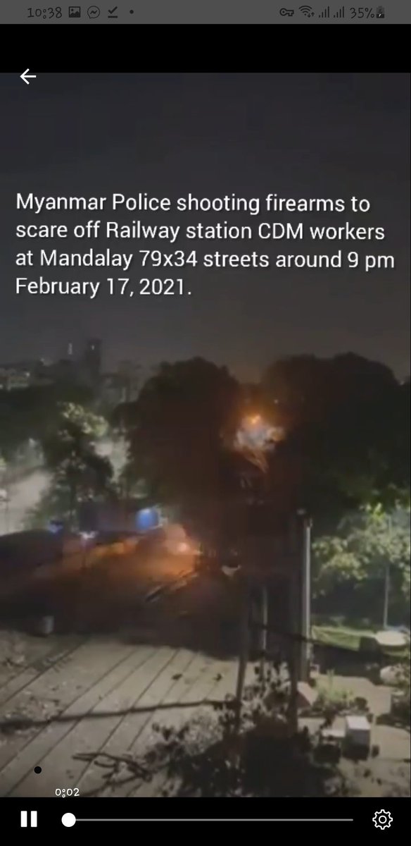 YNyein1's tweet photo. Tonight in Mandalay, employees and the public are no longer safe.  Because they are harassing people by giving dictatorial orders.  Take security measures. Do not intimidate people.
#SaveMyammar 
#AgainstMyanmarMilitaryCoup 
#Feb17Coup https://t.co/sDsx3oGDoO
