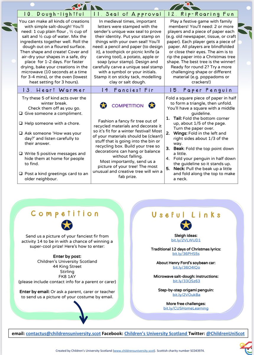 CU_Boness's tweet photo. Here are some suggested activities and challenges to get you started 🙂 scan the QR code to access a video to help you learn how to log credits. All of this information can also be found in your class Team! https://t.co/mTWNW3KgEb