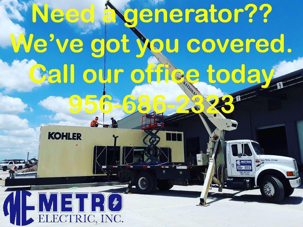 Metro_Electric's tweet photo. We tend to not think about it till we need it. If you are like most experiencing power outages these last few days. Might want to think about having a generator installed. Call or email us today for more information. #generator #generators #metroelectric #metroelectricrgv #RGV https://t.co/VYNKV4thCd