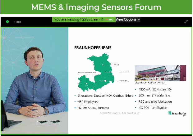 simonesemieu's tweet photo. Technology Showcase Finalist: Bert Kaiser, Group Leader Research and Development, @Fraunhofer_CNT Institute for Photonic Microsystems (IPMS) presenting All-silicon ultrasonic recognition of the environment at #TechnologyUnites Global Summit https://t.co/v39tmA4TGs https://t.co/pI8Lxzfk3b