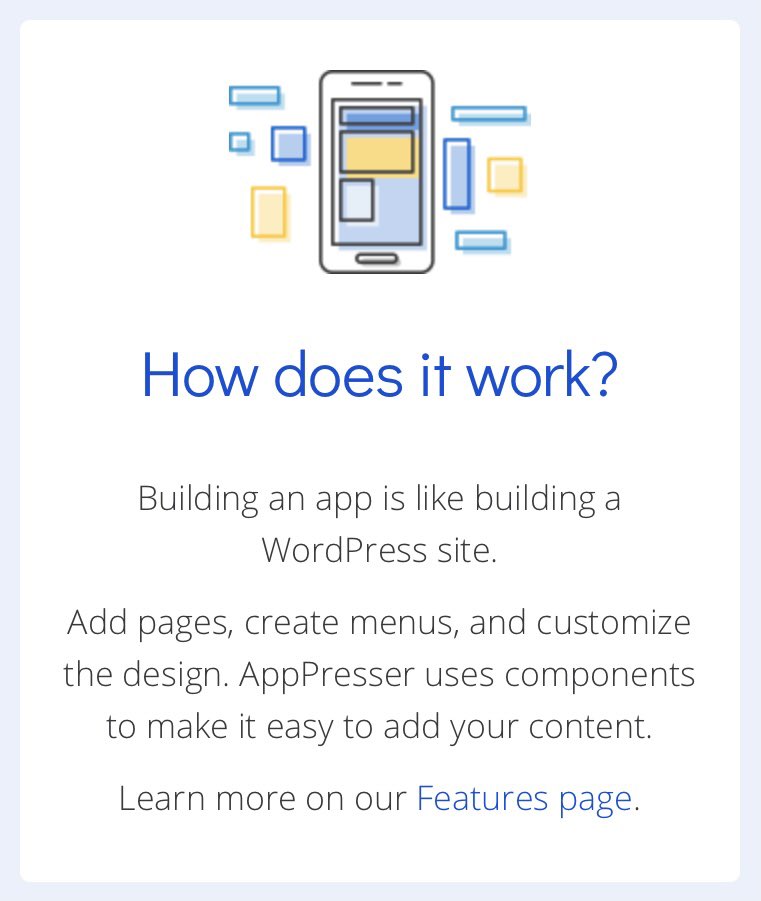 apppresser's tweet photo. Building an app is like building a #WordPress site.
Add pages, create menus, and customize the design. #AppPresser uses components to make it easy to add your content. 💻📲
Learn more here: https://t.co/uMPnVbOFPR https://t.co/doVX6jsu5d