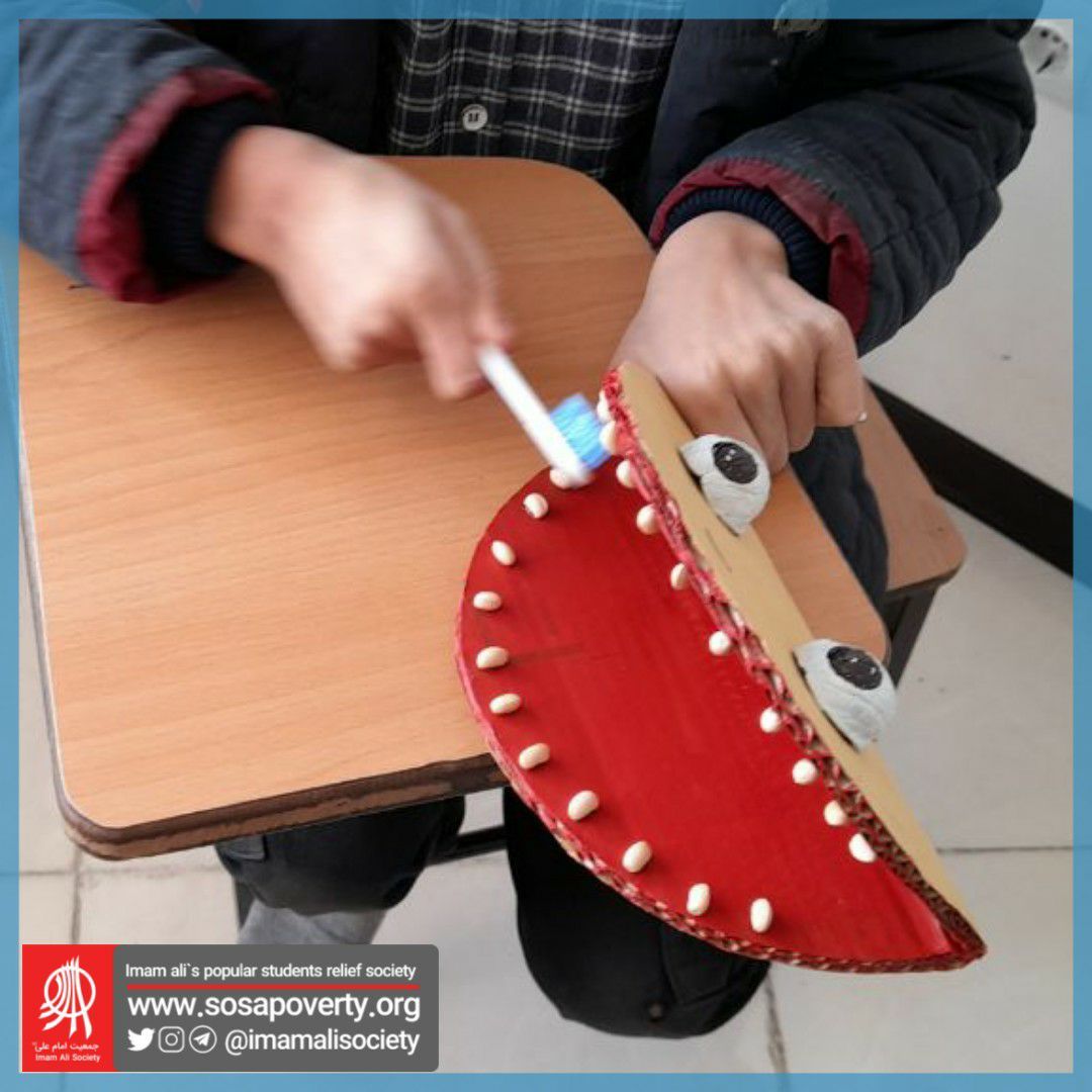 IAPSRS_EN's tweet photo. 1.✅ Holding a health workshop in the Iranian Home of "#Labekhat"
🦠 In this workshop, we reminded the children to take care of themselves against this virus by following guidelines such as using a #mask, #SocialDistancing, and washing their hands constantly. https://t.co/sohQ9PUTKN
