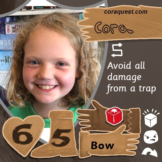 Cora of #CoraQuest trying out the free hero creator app that supports the game, making it easy to customise your own #dungeoncrawl #adventurers. Great fun for children of all sizes 😆 Give it a go at coraquest.com or check us out on #Kickstarter Just two days left