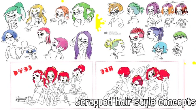 @splatsugar Oh! Apologies, I may have read it too fast lol, though I also hope we get more Octoling hair! Some of the concepts they had were really good and 2 for each gender really isn't enough ? 
