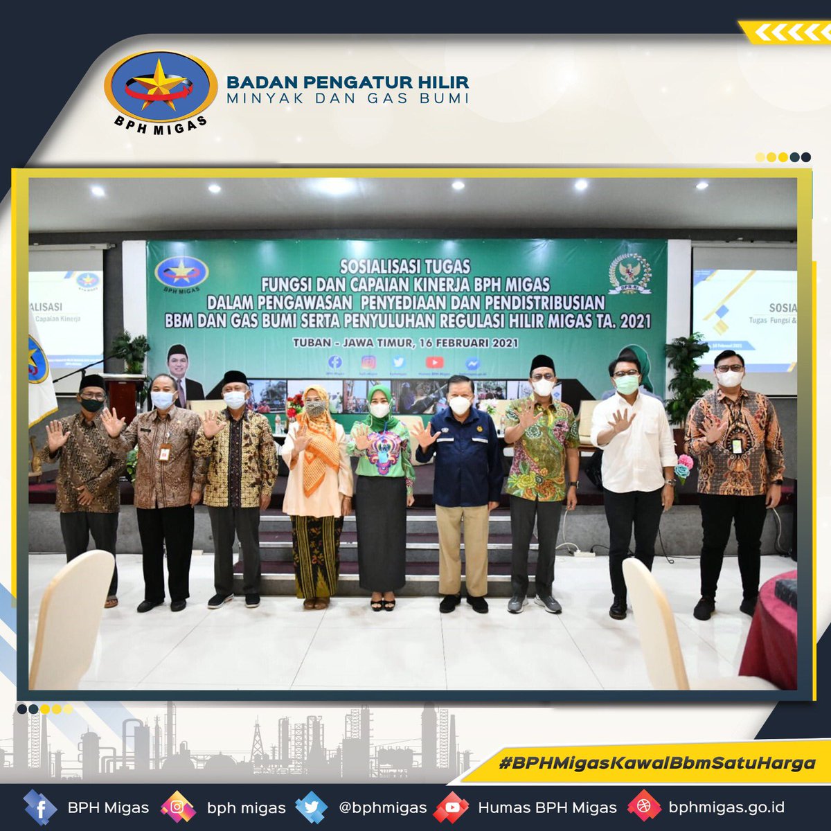 bphmigas's tweet photo. BPH Migas Gelar Sosialisasi Tugas, Fungsi, dan Capaian Kinerja BPH Migas

https://t.co/1nFlssTGVA https://t.co/aRvQAAZW7A