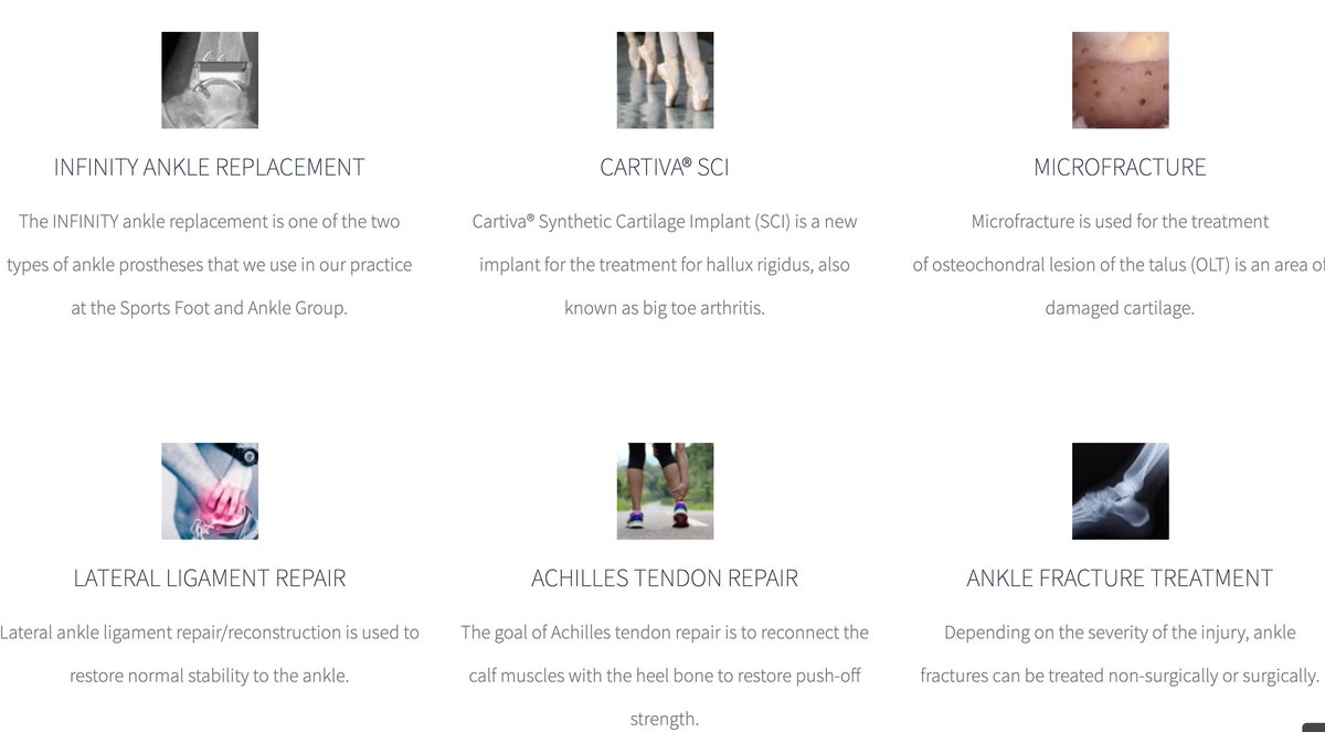 sportsfootankle's tweet image. Using a variety of surgical approaches, including arthroscopy, and open techniques, our specialists are skilled in treating #ankleinstability and sprains including high #anklesprains, osteochondral injuries of the ankle, foot and #anklefractures, #bunions, #arthritis