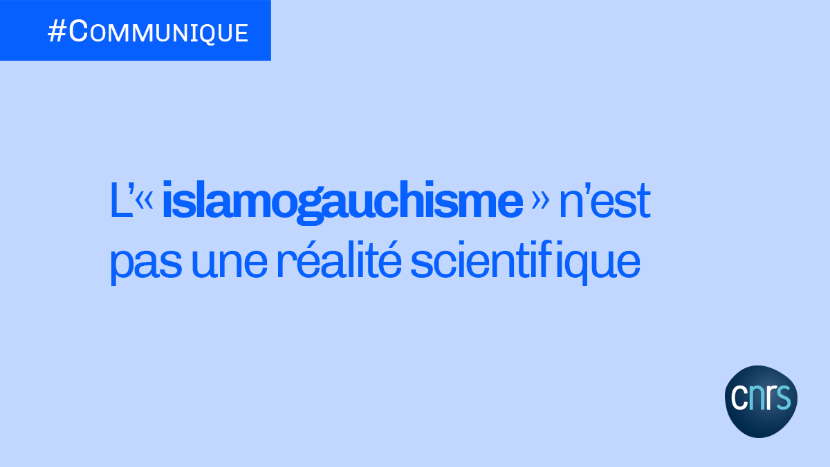 #Communiqué 🗞️ | 'L’#islamogauchisme', terme aux contours mal définis, fait l’objet de nombreuses prises de positions publiques. Le @CNRS condamne avec fermeté celles et ceux qui tentent d’en profiter pour remettre en cause la liberté académique... ➡️ cnrs.fr/fr/l-islamogau…