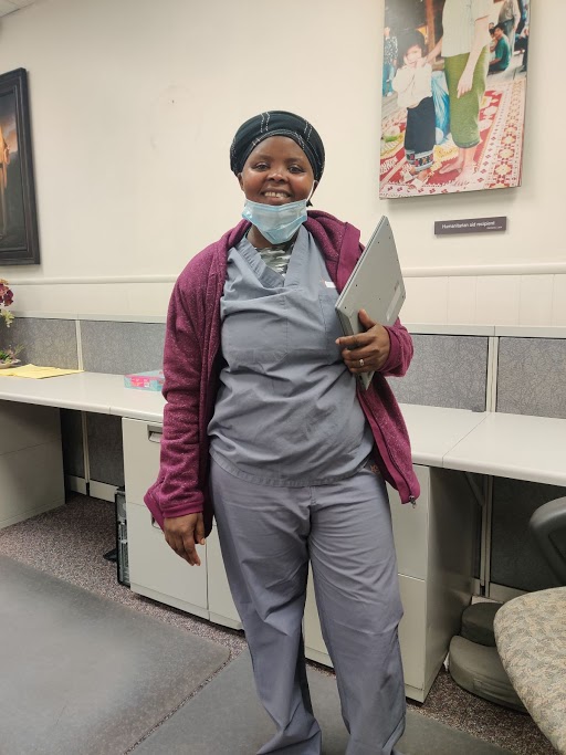This smile is why we do what we do! Jaime has just finished her program at the Humanitarian Center gotten a new job and has enrolled in Life Skills classes in the evening so she can continue learning English.  #ESLC #WhyWeTeach #ESLCStudentsAreAmazing