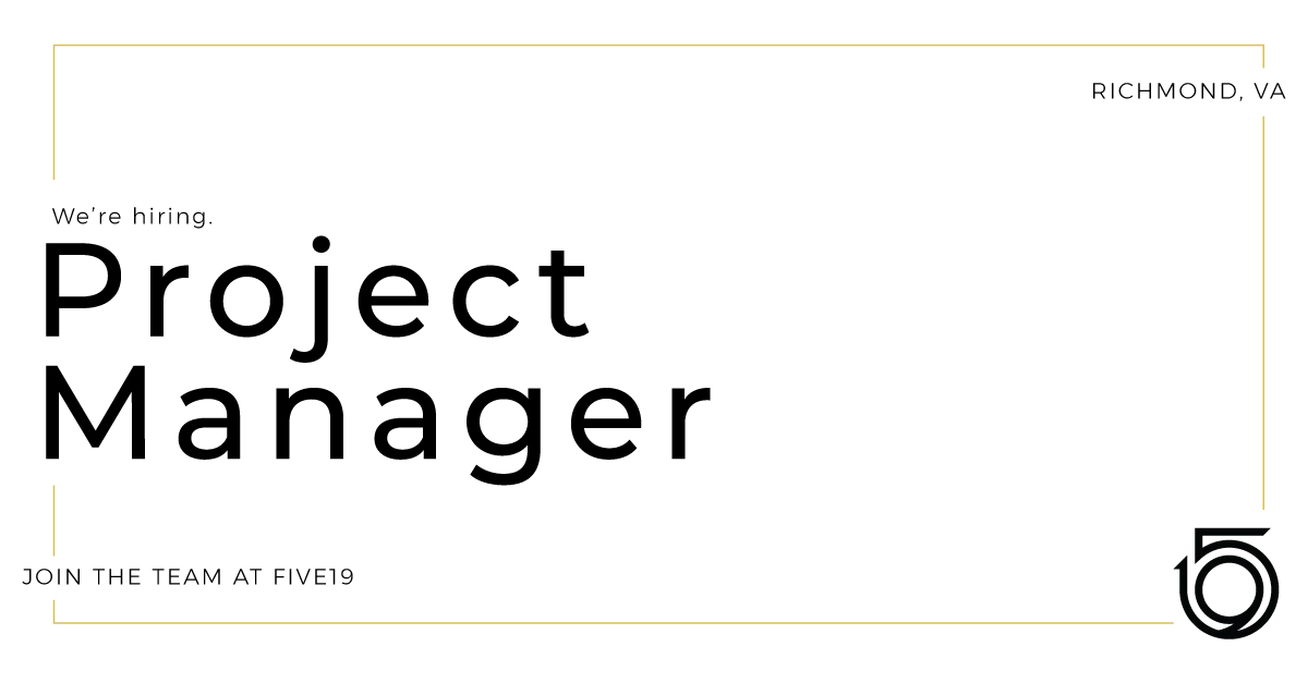 Do you have a keen eye for project management and love to apply your skills to building dynamic brands? We are on the lookout for the perfect Project Manager to join our growing team!

Read the full job description and requirements and apply today! apply.workable.com/five19-creativ…