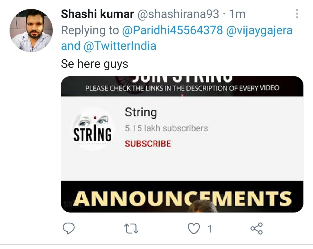 vijaygajera's tweet photo. Hello @TeamYouTube 
Why people are getting unsubscribed automatically from our channel @StringReveals ?

Can you please clarify? https://t.co/UQeHlZveoY