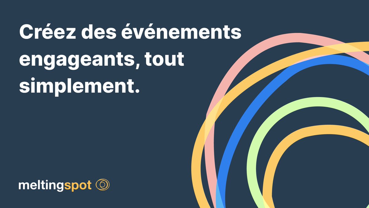 🚀 Animez vos communautés, boostez votre stratégie inbound et maintenez le lien avec vos clients : passez aux événements virtuels

MeltingSpot est la plateforme 100% française qui vous permet de créer vos propres événements virtuels ou hybrides

👉 RDV sur bit.ly/3u6PoCL