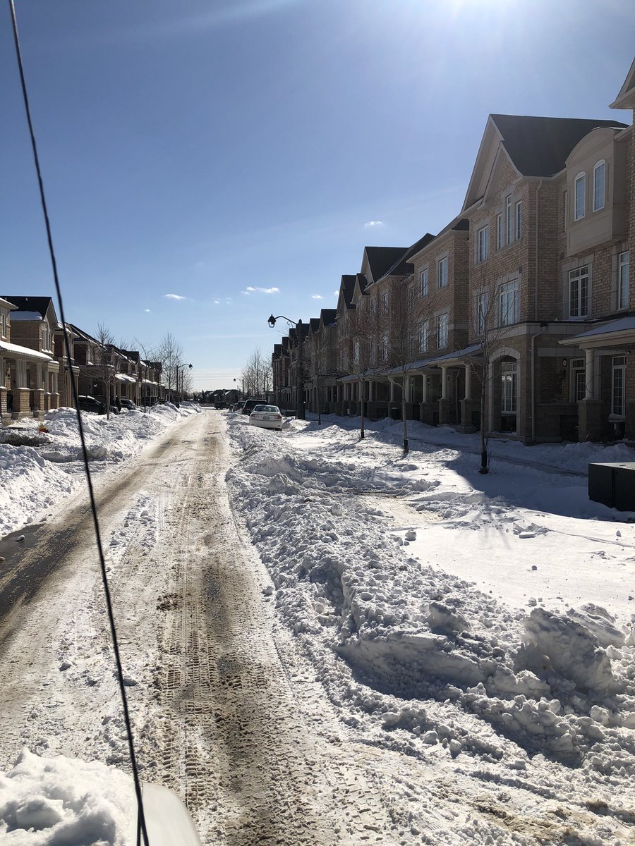 OYJR's tweet photo. @townofoakville can you please arrange cleaning our street Eberly Woods Dr. We pay for on street parking and have no place to park https://t.co/PyEyWUzRVC