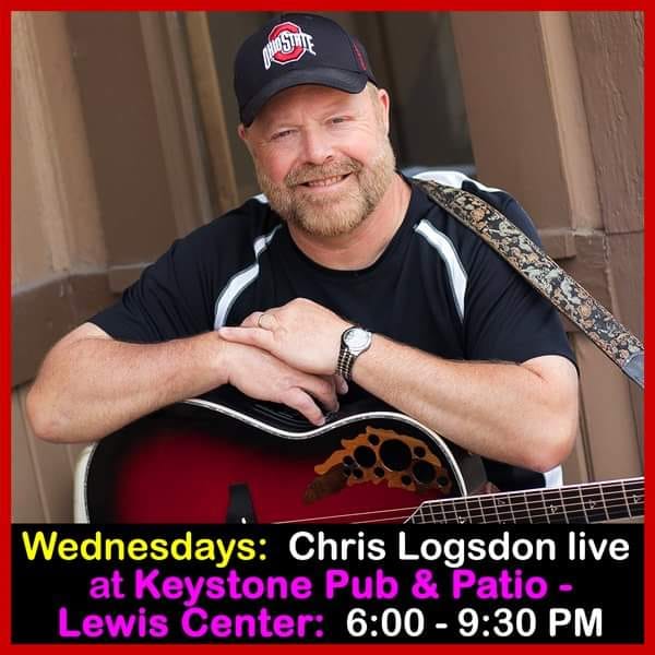 WED: join us for dinner and some FUN live entertainment this evening at <a href="/Keystone/">keystone</a> Pub &amp; Patio - Lewis Center with #ChrisLogsdonLive at 6PM. #ourkeytoagoodtimeismeasuredinpints #keystonelewiscenter #sportsbar #livemusic #lewiscenter